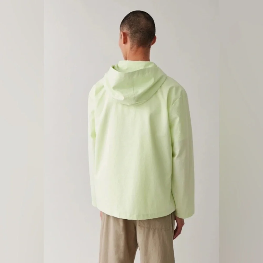 COS Men’s Lightweight Hooded Jacket Coat in Green‎ Size S